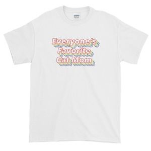 Bradylange Everyone’s Favorite Cat Mom Cropped Tee